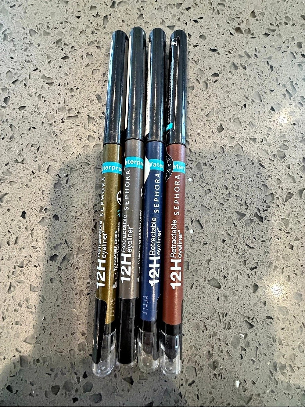 SEPHORA 12H Retractable Eyeliner 4-Piece Eyeliner Set NWT